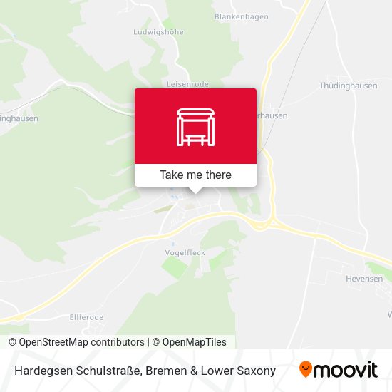 Hardegsen Schulstraße map