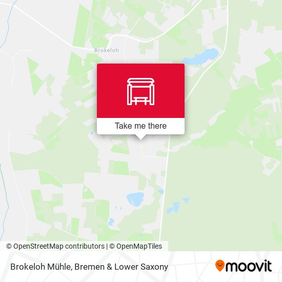 Brokeloh Mühle map