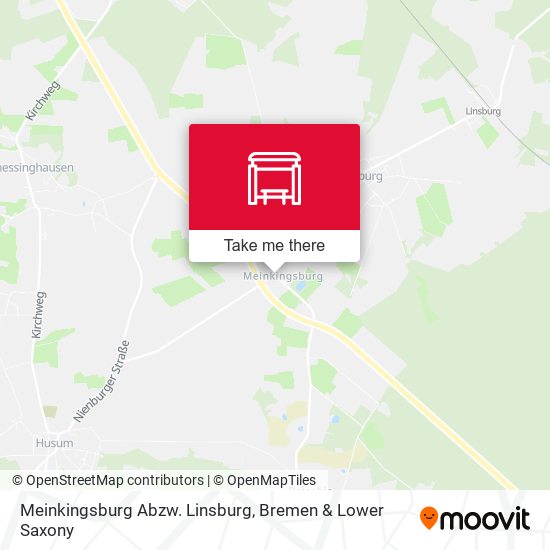 Meinkingsburg Abzw. Linsburg map