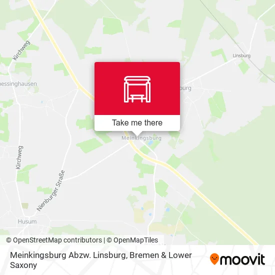 Карта Meinkingsburg Abzw. Linsburg