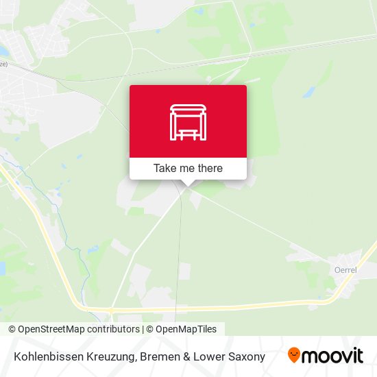 Kohlenbissen Kreuzung map