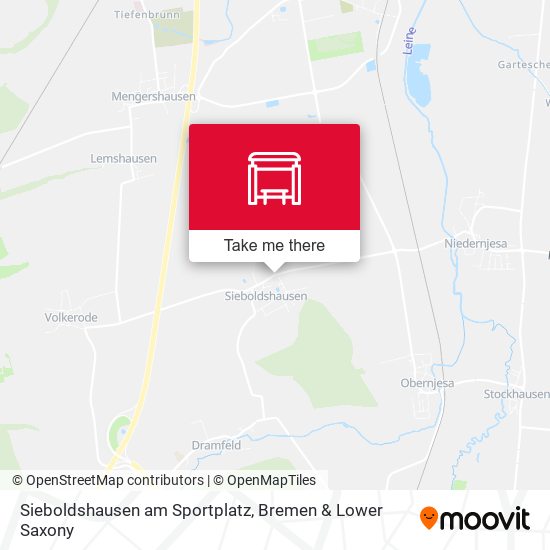 Sieboldshausen am Sportplatz map