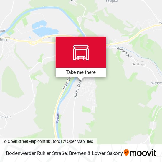 Bodenwerder Rühler Straße map
