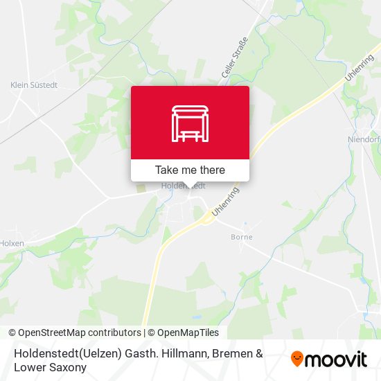 Holdenstedt(Uelzen) Gasth. Hillmann map