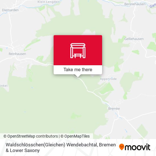 Waldschlösschen(Gleichen) Wendebachtal map
