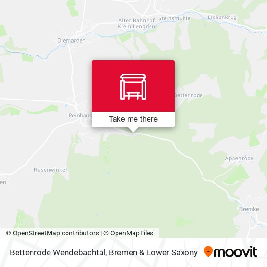 Bettenrode Wendebachtal map