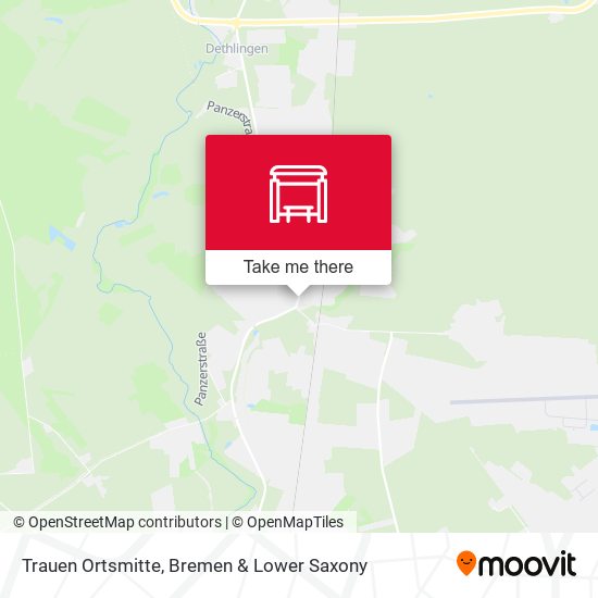 Trauen Ortsmitte map