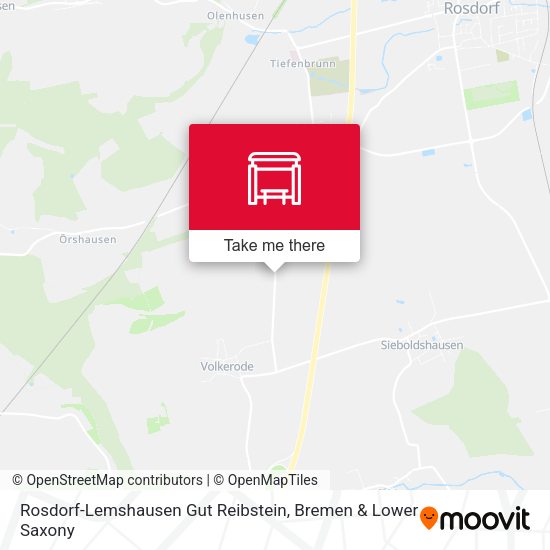 Rosdorf-Lemshausen Gut Reibstein map