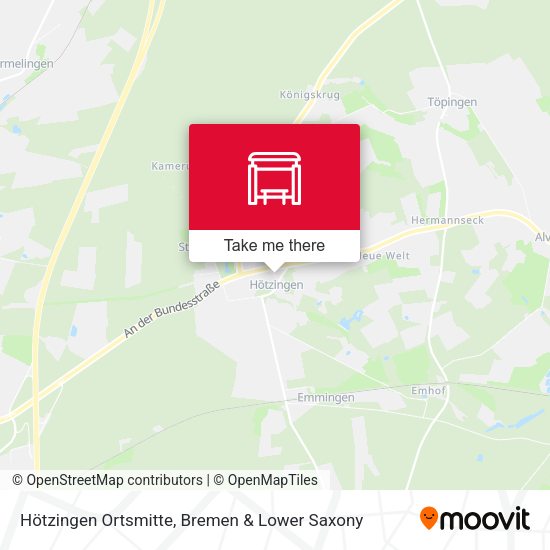 Hötzingen Ortsmitte map