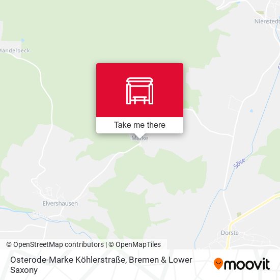 Osterode-Marke Köhlerstraße map