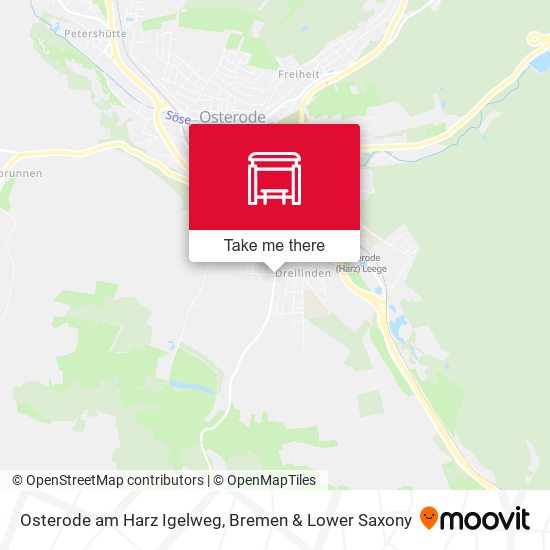 Osterode am Harz Igelweg map