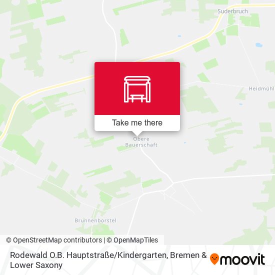Rodewald O.B. Hauptstraße / Kindergarten map