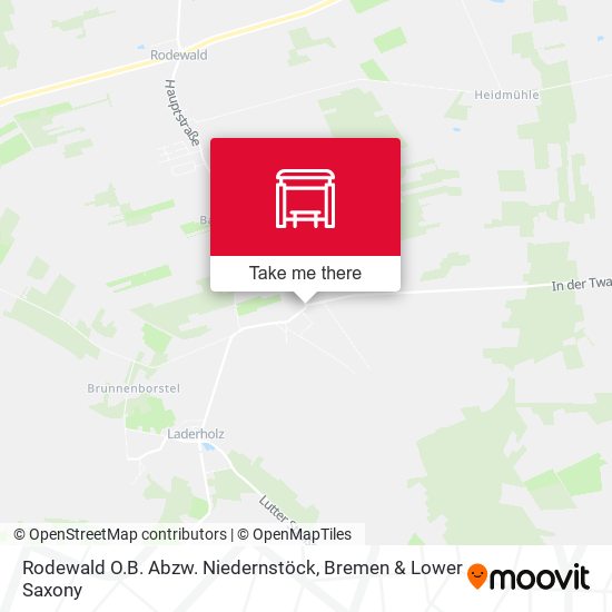 Rodewald O.B. Abzw. Niedernstöck map