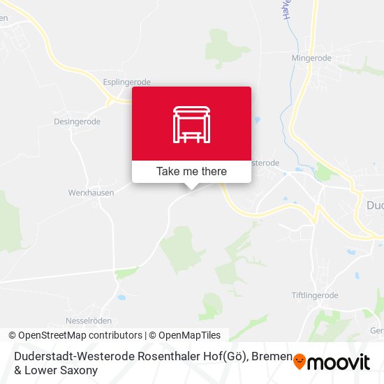 Duderstadt-Westerode Rosenthaler Hof(Gö) map