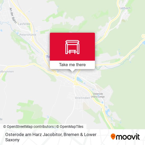 Osterode am Harz Jacobitor map
