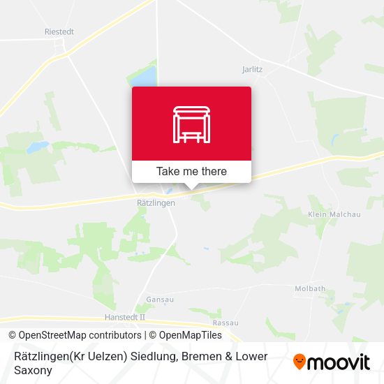 Rätzlingen(Kr Uelzen) Siedlung map