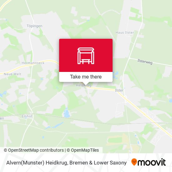 Alvern(Munster) Heidkrug map