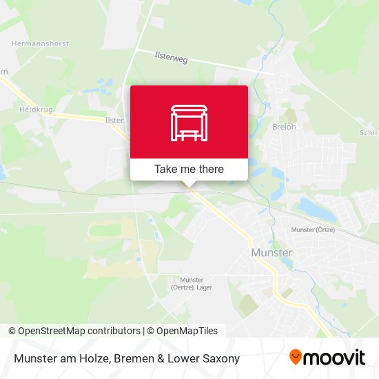 Munster am Holze map