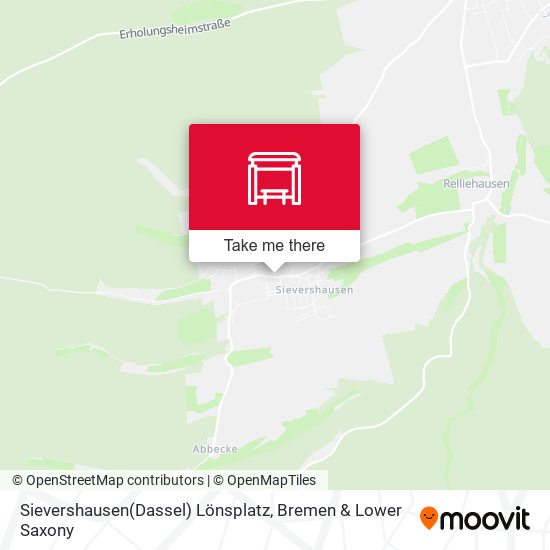 Sievershausen(Dassel) Lönsplatz map