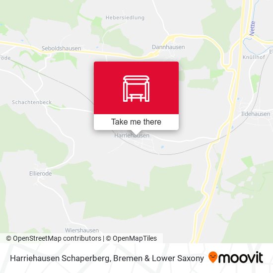 Harriehausen Schaperberg map