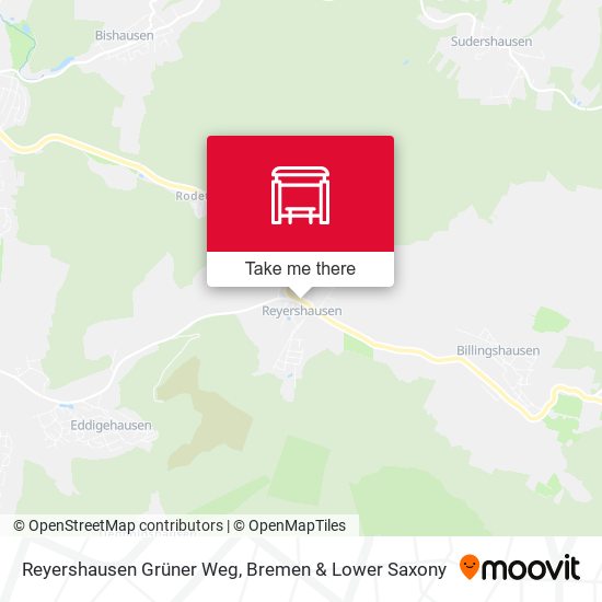 Reyershausen Grüner Weg map