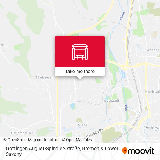 Göttingen August-Spindler-Straße map