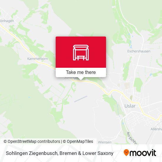 Sohlingen Ziegenbusch map