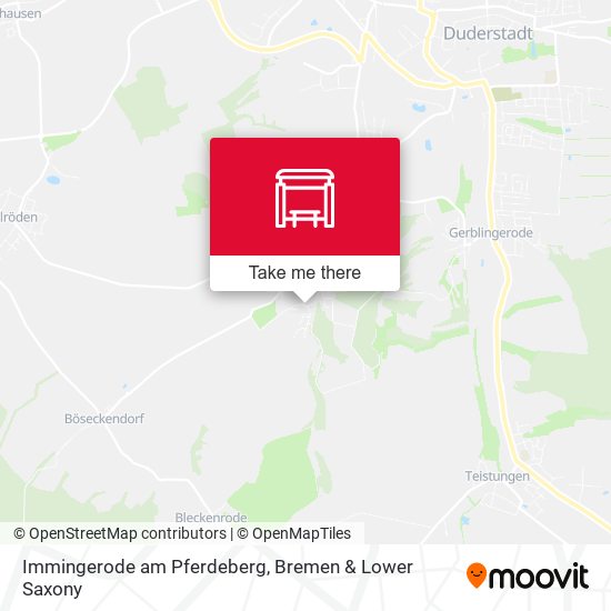 Immingerode am Pferdeberg map