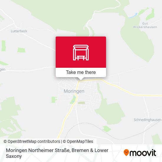 Moringen Northeimer Straße map