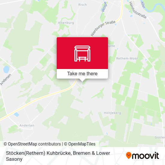 Stöcken(Rethem) Kuhbrücke map