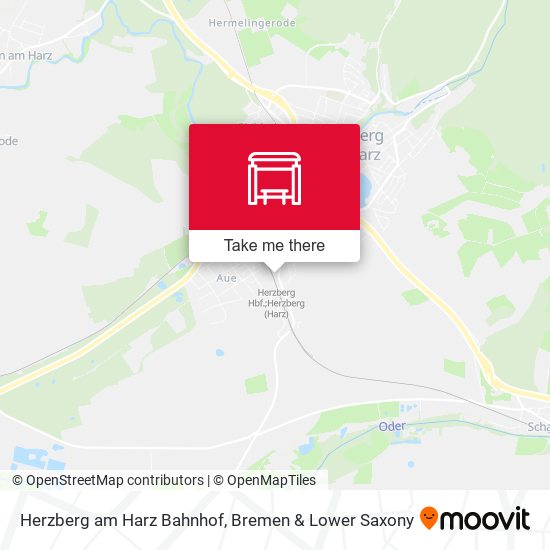 Herzberg am Harz Bahnhof map