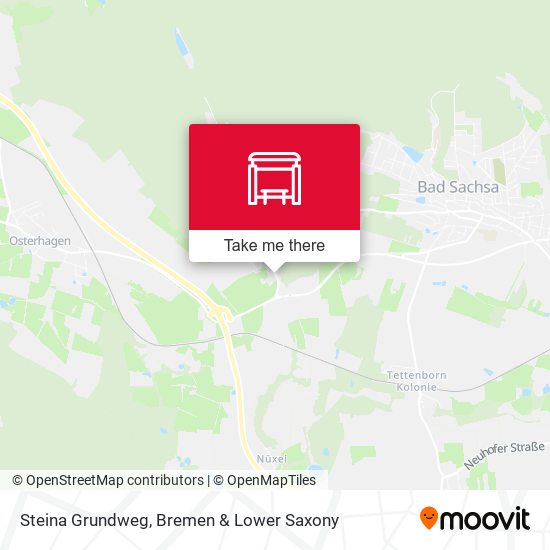Steina Grundweg map