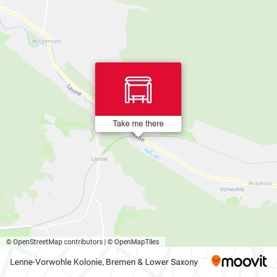 Lenne-Vorwohle Kolonie map