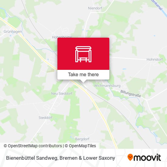Bienenbüttel Sandweg map