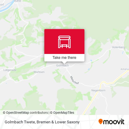 Golmbach Twete map