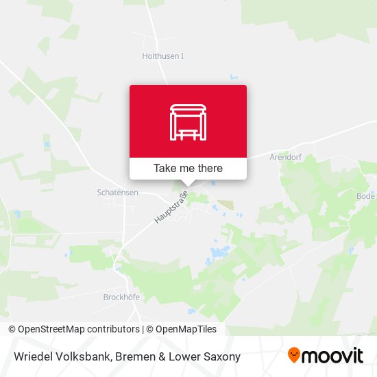 Wriedel Volksbank map