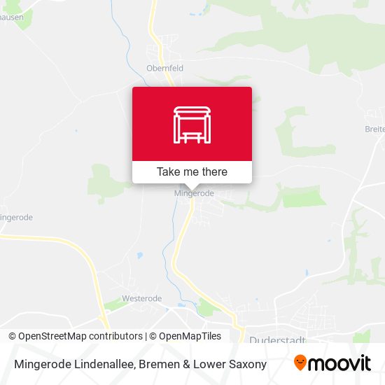 Mingerode Lindenallee map