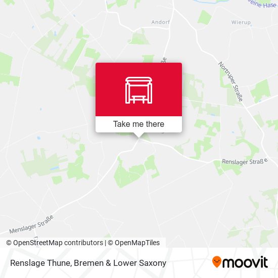 Renslage Thune map