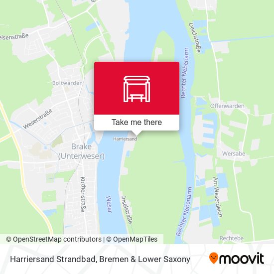Harriersand Strandbad map