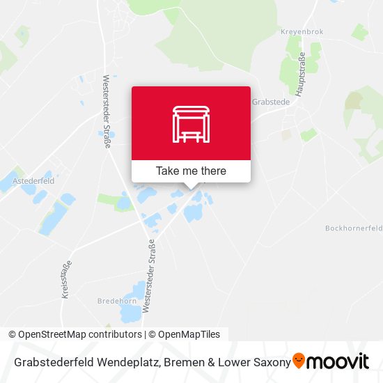 Grabstederfeld Wendeplatz map