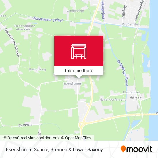 Esenshamm Schule map