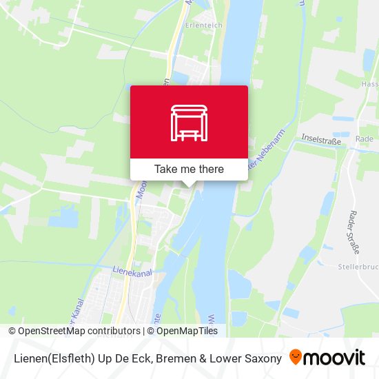 Lienen(Elsfleth) Up De Eck map