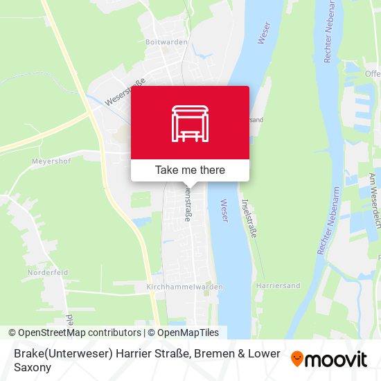 Brake(Unterweser) Harrier Straße map