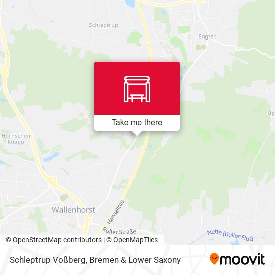 Schleptrup Voßberg map