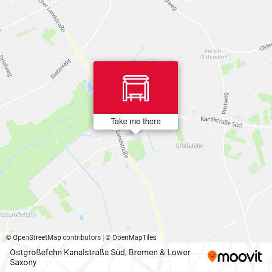 Ostgroßefehn Kanalstraße Süd map