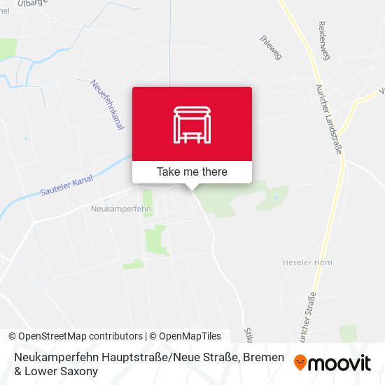 Neukamperfehn Hauptstraße / Neue Straße map