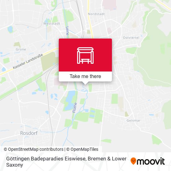 Göttingen Badeparadies Eiswiese map