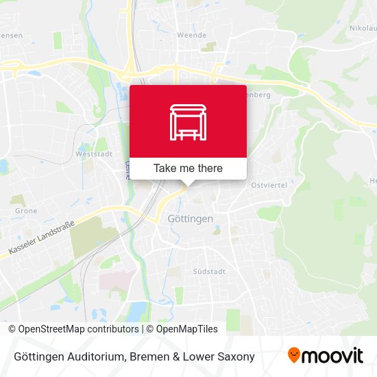 Göttingen Auditorium map