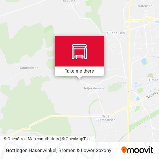 Göttingen Hasenwinkel map