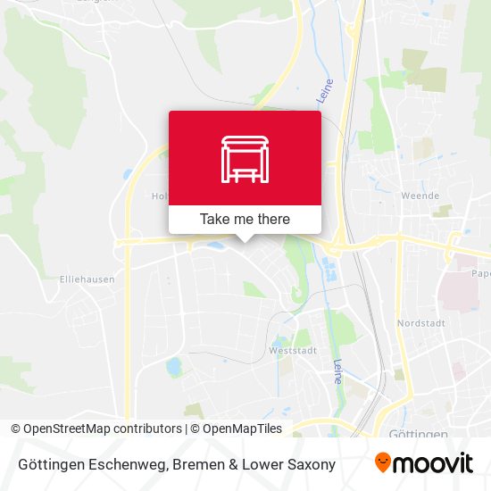 Göttingen Eschenweg map